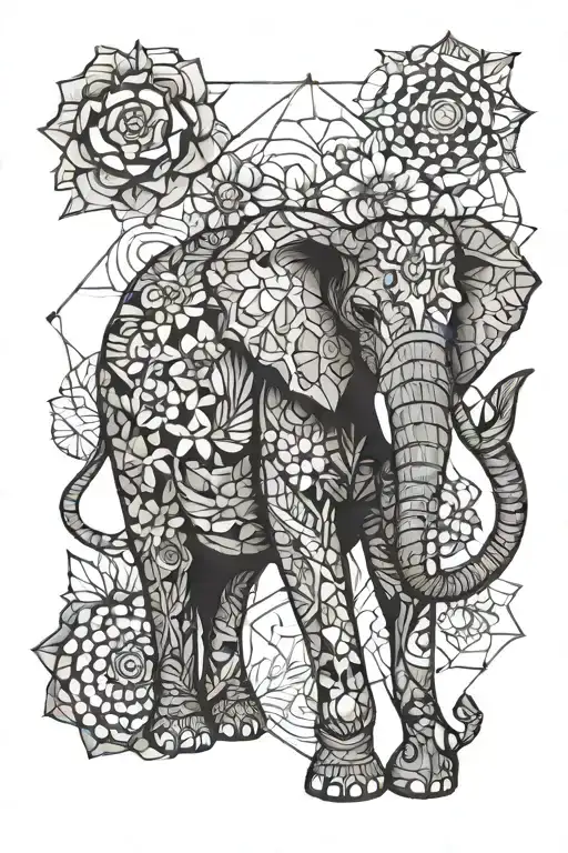 Elephant Flowers Blooming
