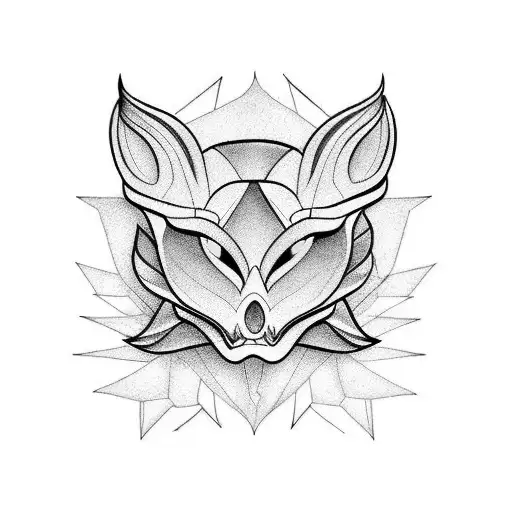 Feminine Fine Line Phoenix With Stipple Shading