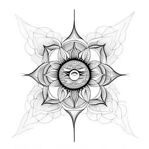 Sun Flower Of Life