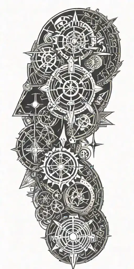 Warhammer 40K Symbols Abstract
