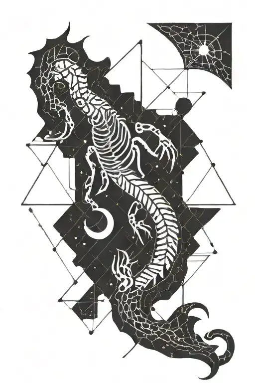 Scorpio Sign And Celestial Scene