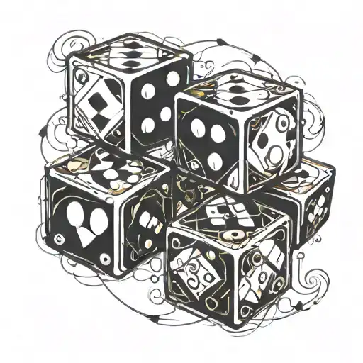 Dice With Hearts Instead