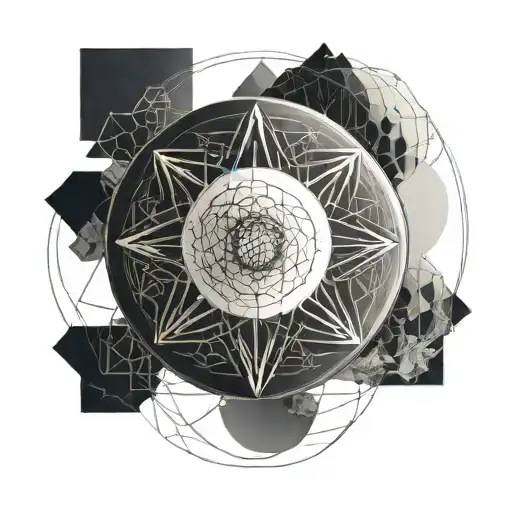 Full Moon With Slight Ink Gradient