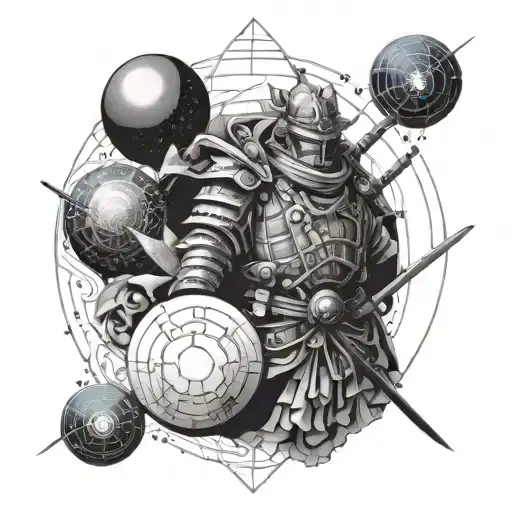 Samurai And Planets And Universe