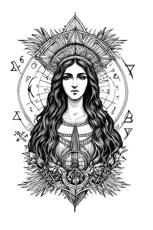 Zodiac Sign Virgin With The Letter