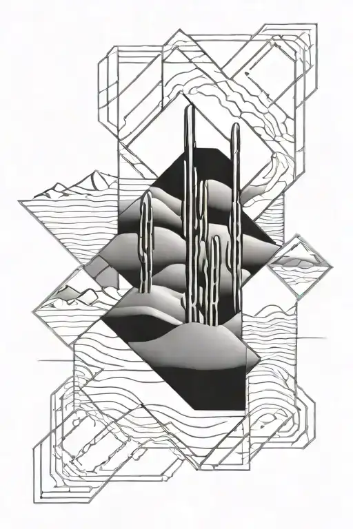 Desert Dunes Simple Rectangular