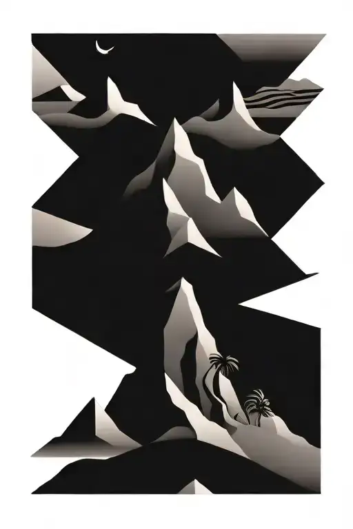 Desert Dunes Simple Rectangular