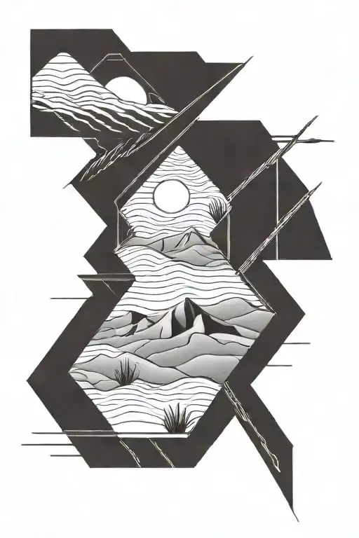 Desert Dunes Rectangular