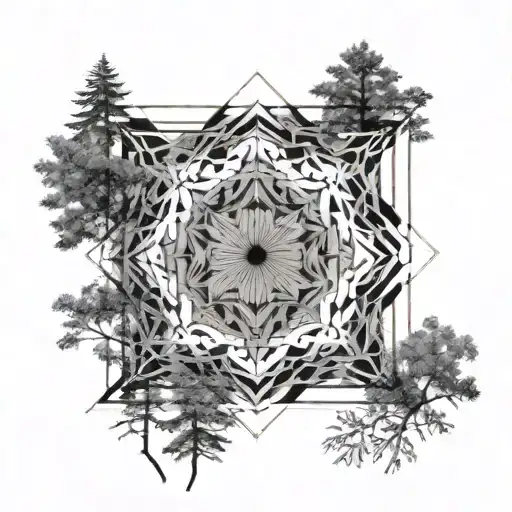 Sculpture In The Wild Forest