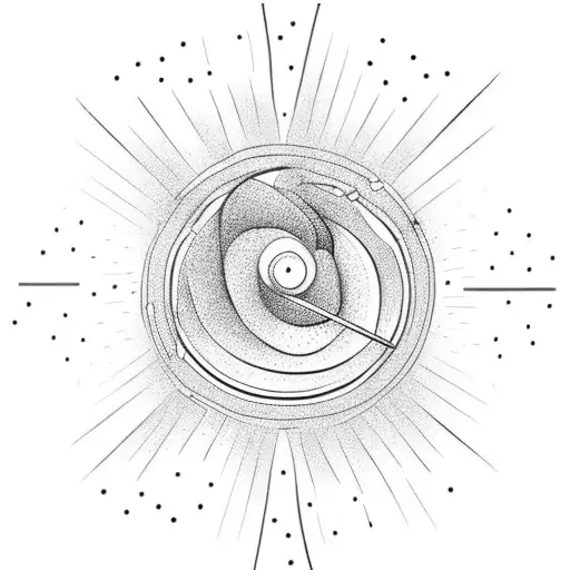 Single Line Ice Cream On A Stick Simple