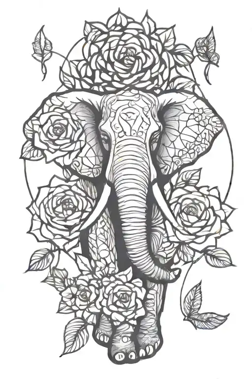 Elephant And Dreamcatcher Roses Mayflowers
