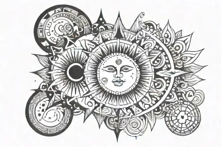 Sun And Moon Sun