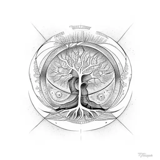 Life Tree Of Life Human And God Creation Planets