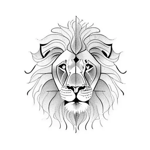 Half Female Lion And Half Male Lion