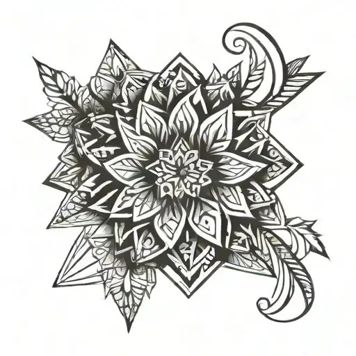 Geometric Plant Tribal