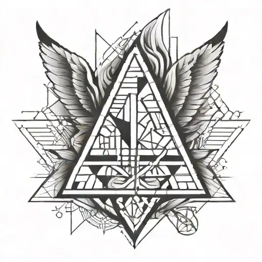 Triangle And Wing Minimalistic