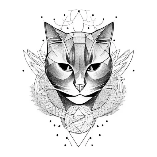 A Black Cat Riding A Motorcycle