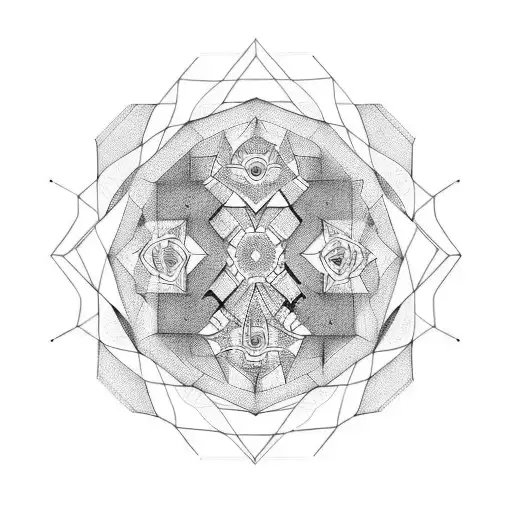 Geometric Design Of Family Tree