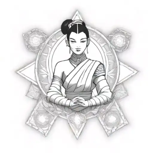 Yue From Avatar Last Air Bender W Moon