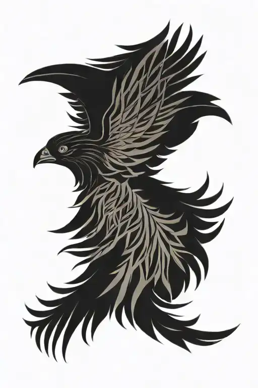 Phoenix Rising From Ashes