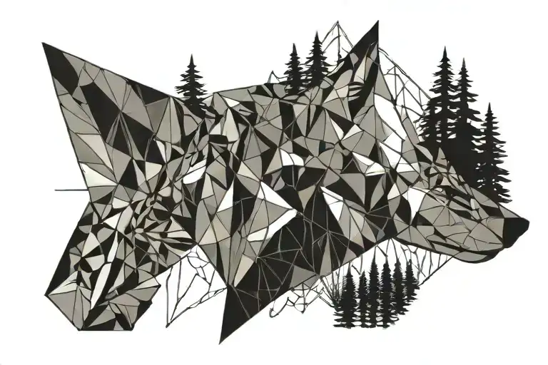 Montain Sunset On Wolf Head