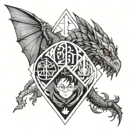 Harry Potter And Dragon Ball