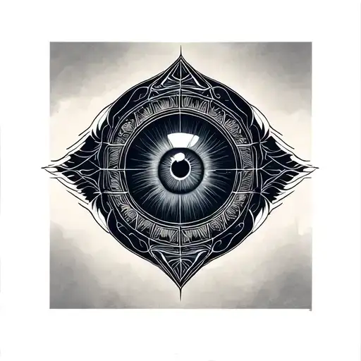 Biblical Angel Wings Eye That Everything