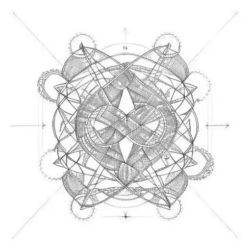 Dna Strand With Latitude And Longitude Coordinates Intertwined