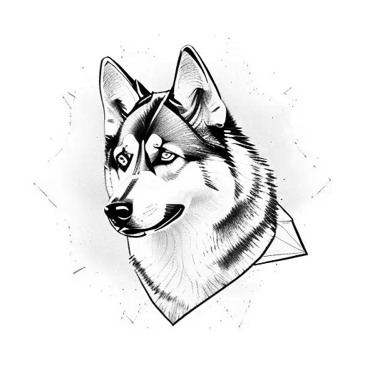 Husky German Shepherd