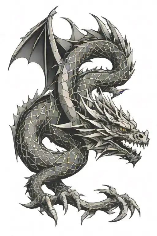 Dragon Wrapped And Breaking Free Spirit