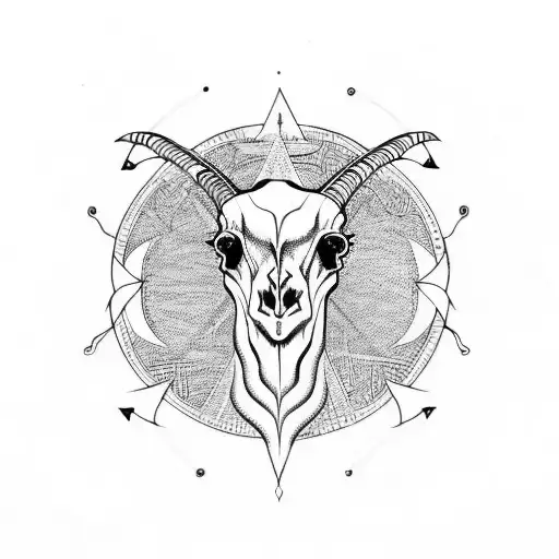 Goat Skull 3Rd Eye