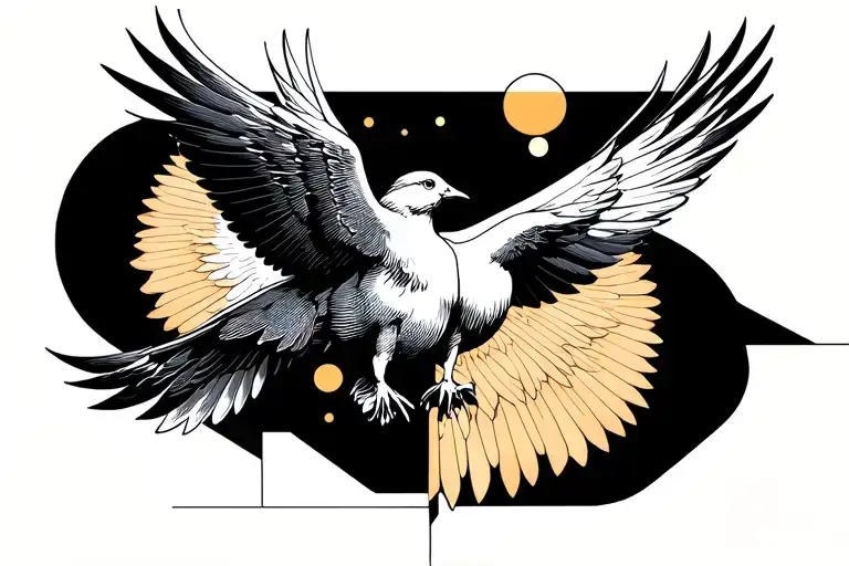 Dove And Icarus Falling