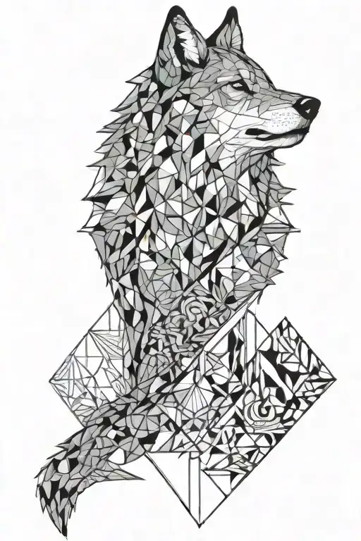 Wolf Howling At The Moon