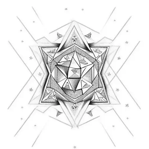 Diamond With Stars And Letter L Centerd