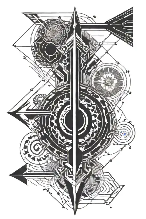 Arrow With An Embedded Semicolon