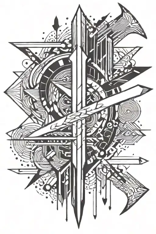 Arrow With An Embedded Semicolon Minimallistic