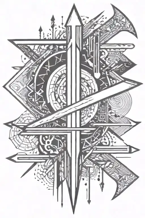 Arrow With An Embedded Semicolon Minimallistic