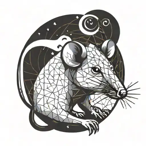 Rat And Moon