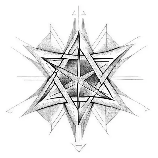 Pentagram On Space