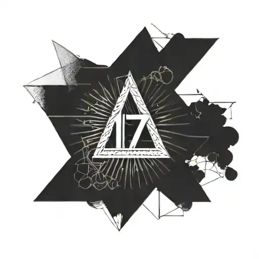 Triangle Containing Number 17 In Roman Numerals