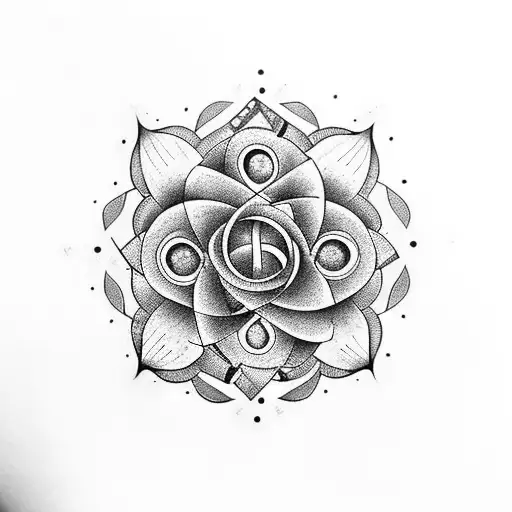 Infinite Symbol With Flowers And 10-10 In It