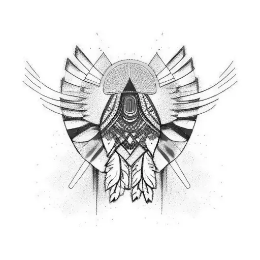 Red Crow Beating Blue Eagle