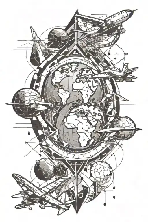 Earth Plane Travel Themed