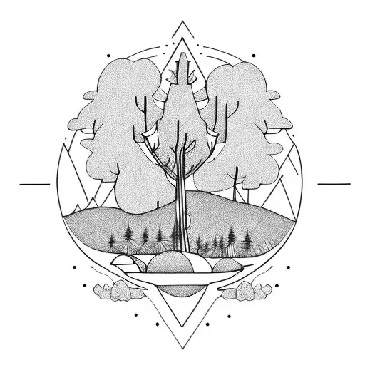 Meditation In Forest