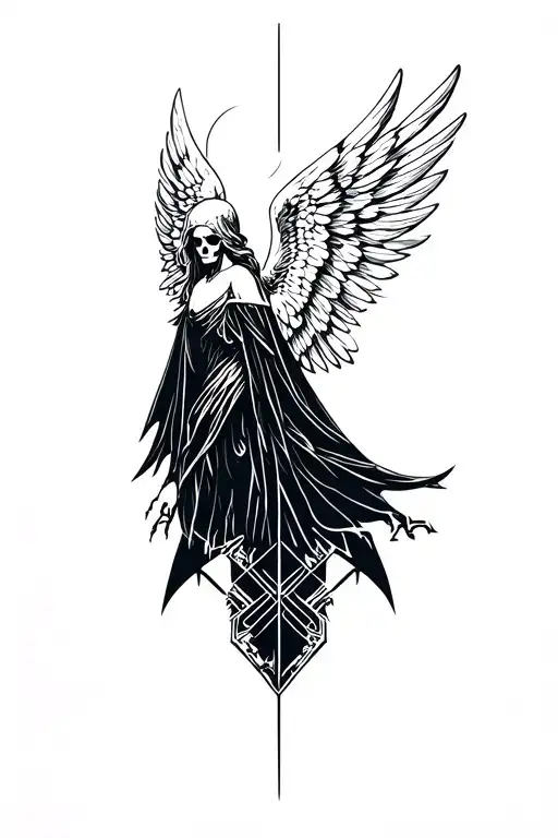 Iraqi Heritage With Angel Of Death Angel