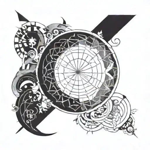 A Cresent Black Moon Make It Spiritual And Witchy But Evil And Dont So Much Just A Black Moon