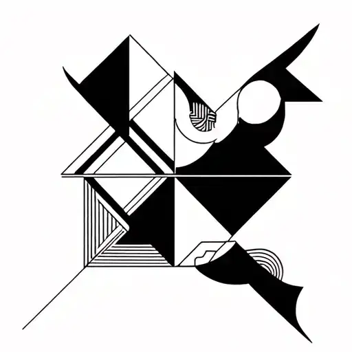 Cover Up Geo Symteric Shapes Tatto Mood