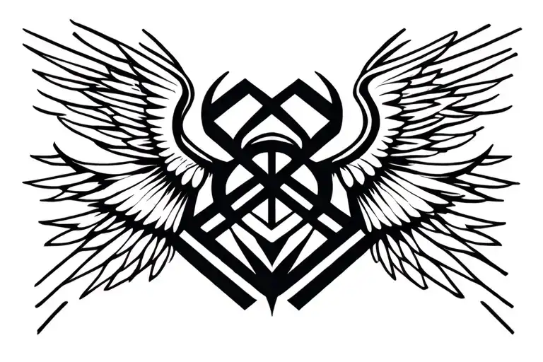 The Gemini Sign With Wings