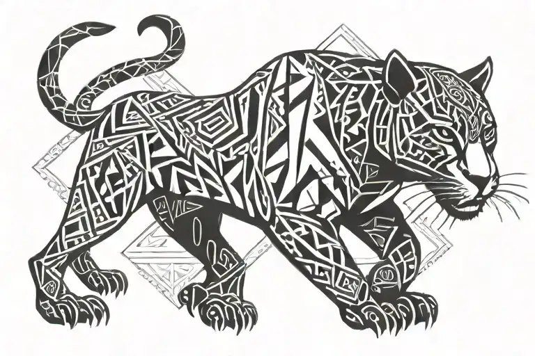 Jamaican And Black Panther Tribal Tattoos Inspired