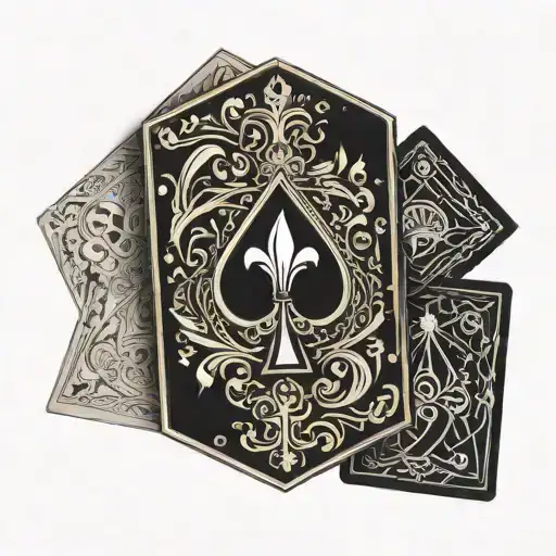 Tarot Card Ace Of Spades Card